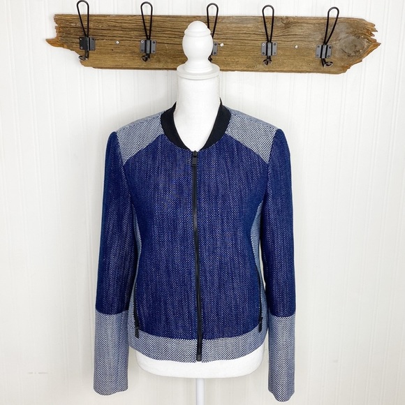 Tibi Jacket Colorblock Full Zip - Picture 1 of 11
